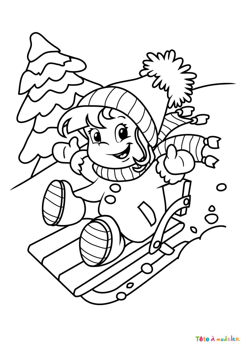 Coloriage hiver #05