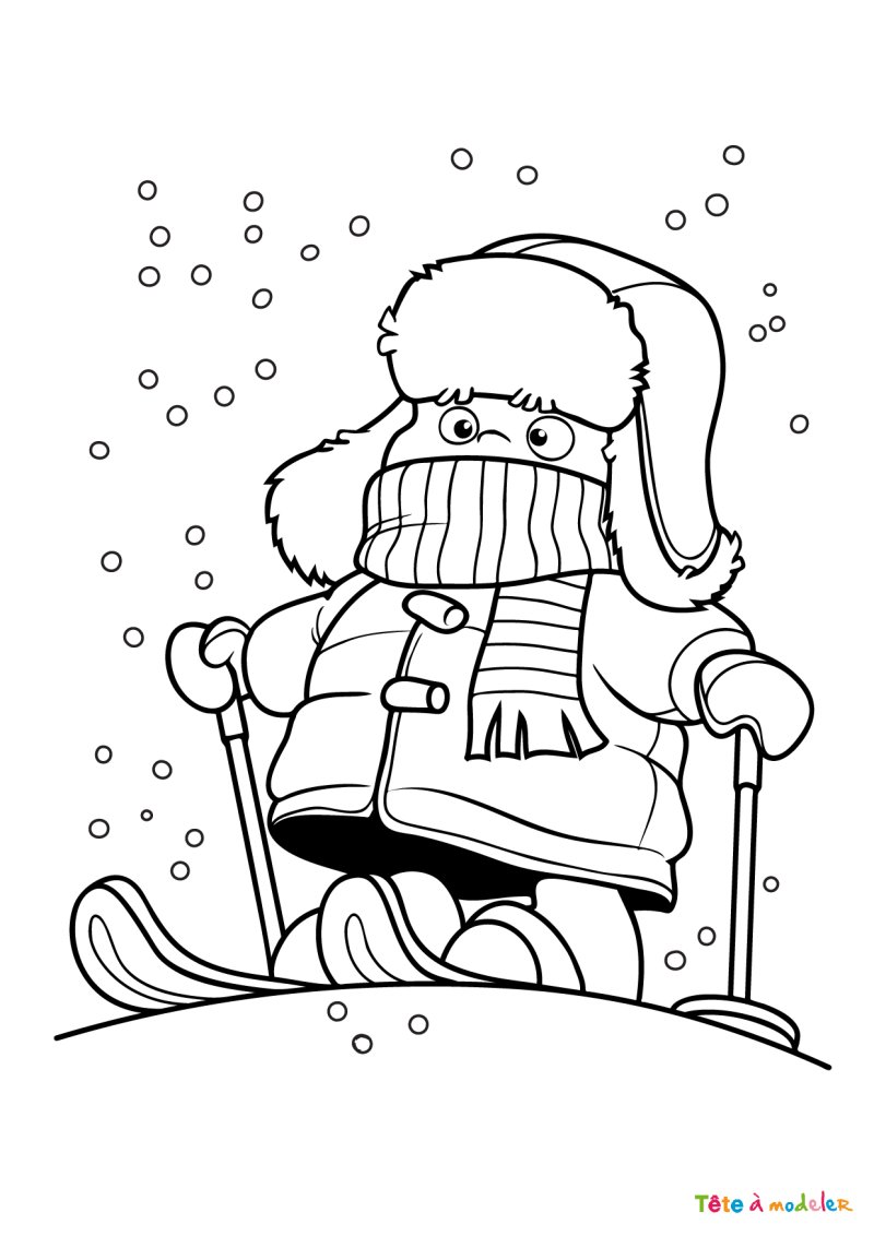 Coloriage hiver #10
