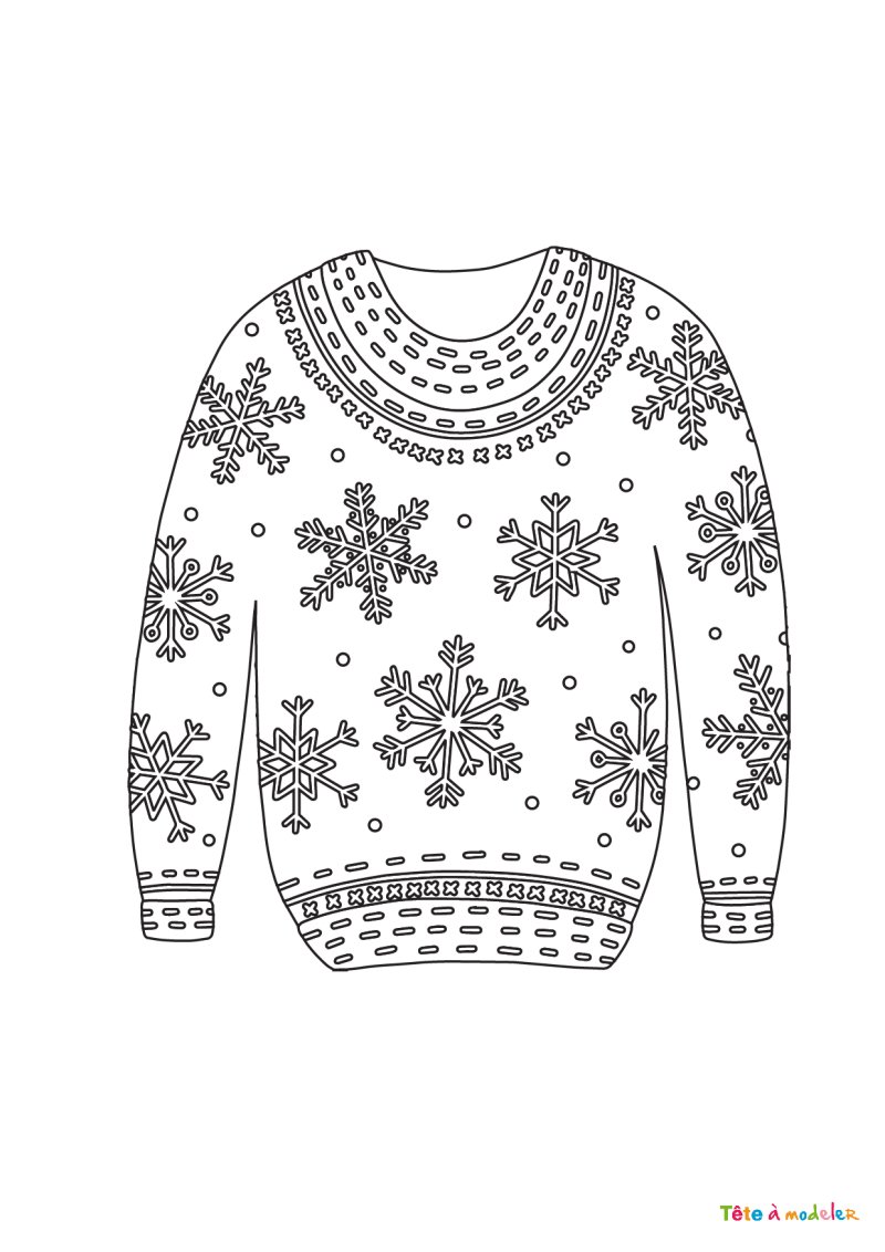 Coloriage hiver #13