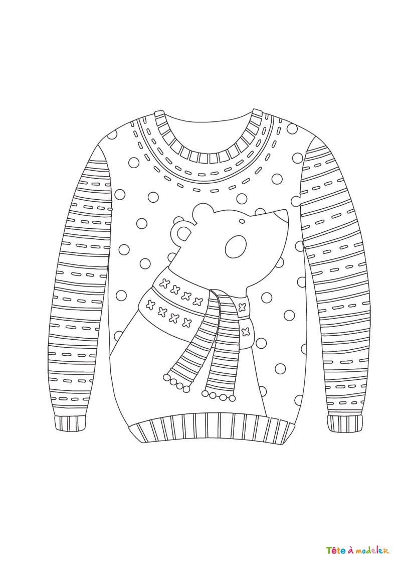 Coloriage hiver #14