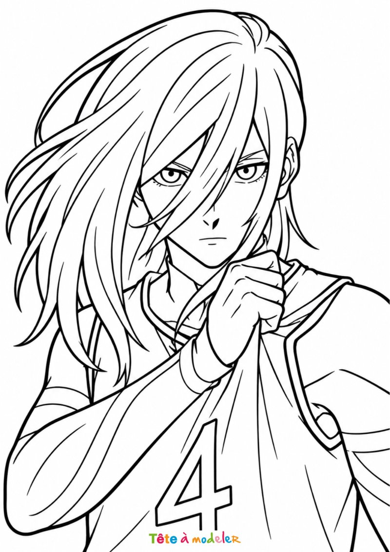 Coloriage Hyoma Chigiri