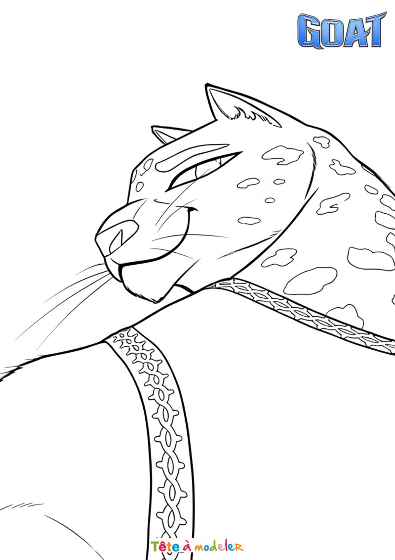 Coloriage avec Jett de dos