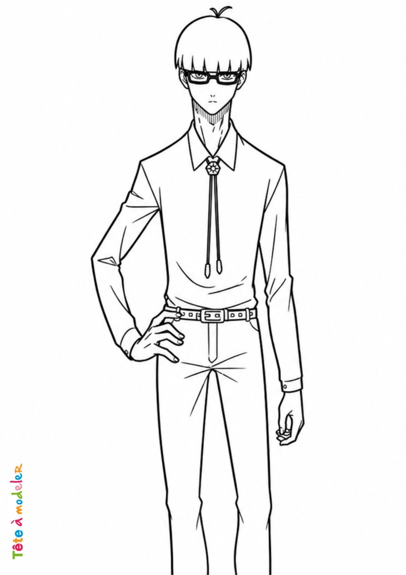Coloriage Jinpachi Ego