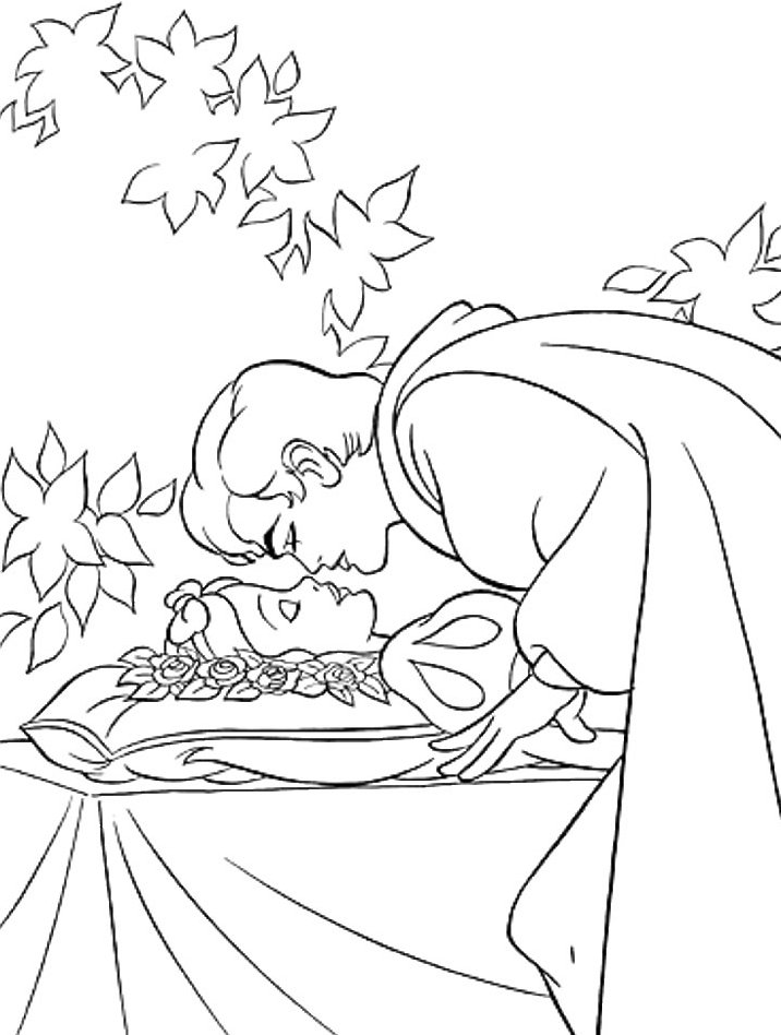 Coloriage La Belle au bois Dormant  #4