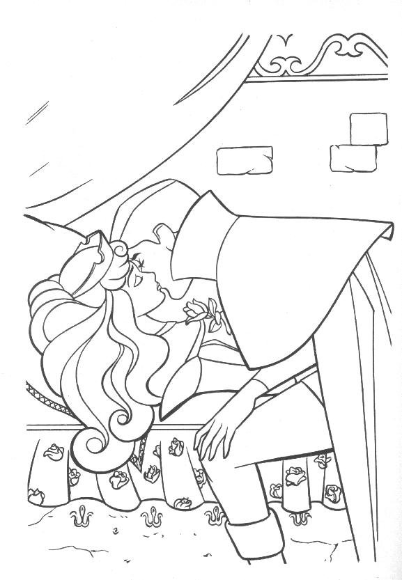Coloriage La Belle au bois Dormant  #6