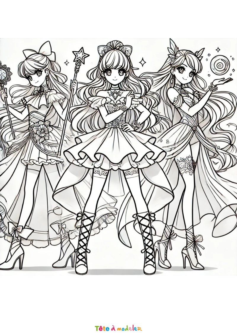 Coloriage LoliRock à imprimer