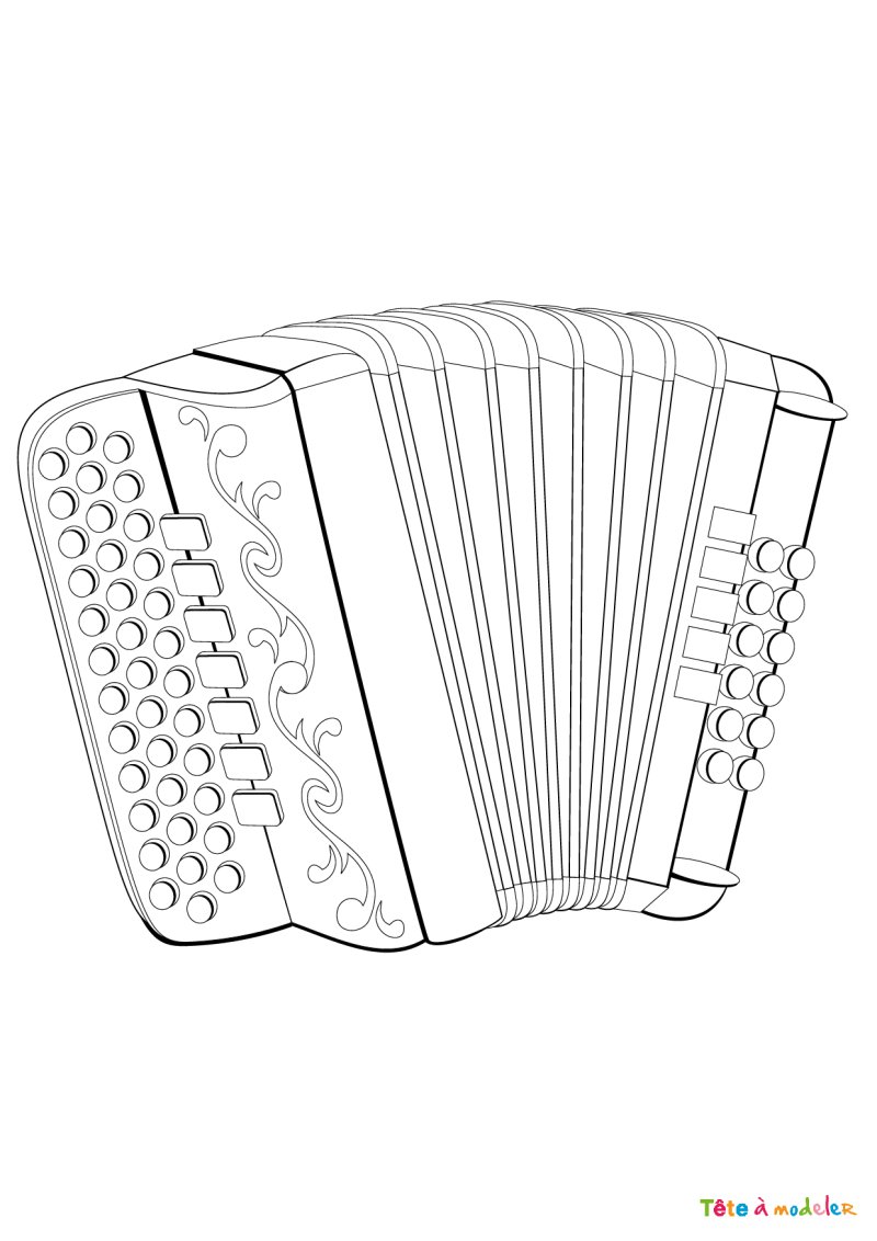 Coloriage musique #02