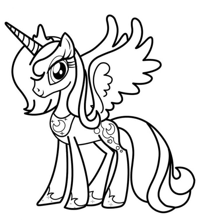 Coloriage My little Pony gratuit