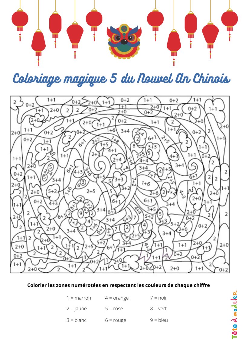 coloriage num&eacute;rot&eacute;