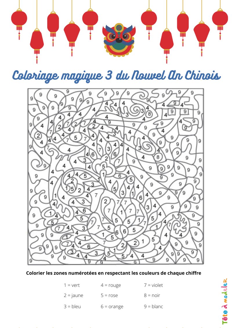 coloriage num&eacute;rot&eacute; 8