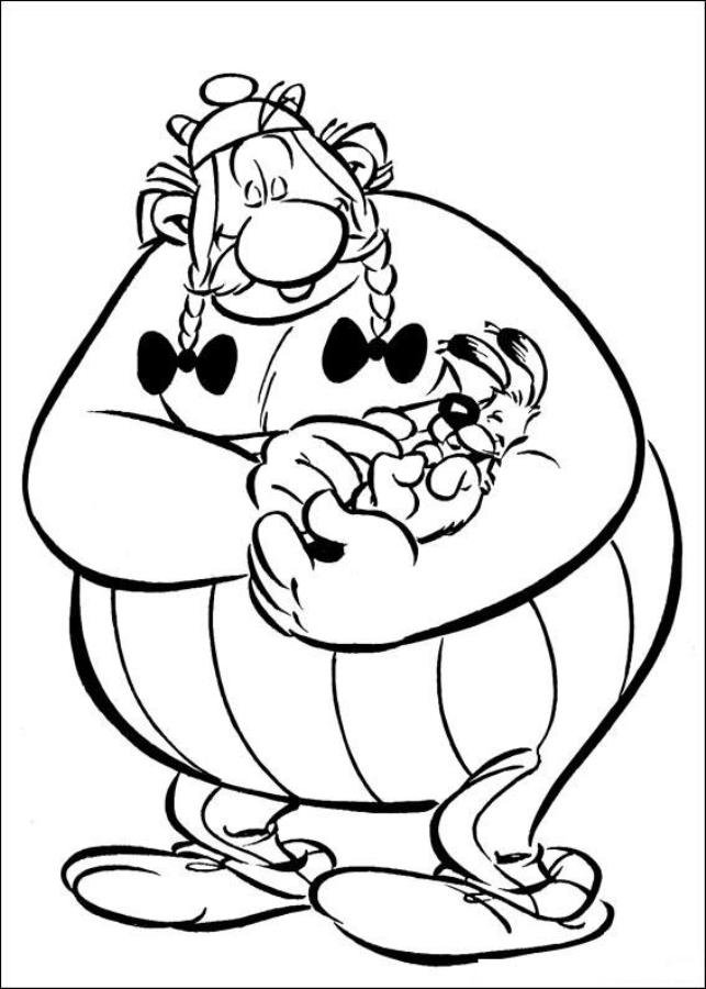 Coloriage Obelix à imprimer