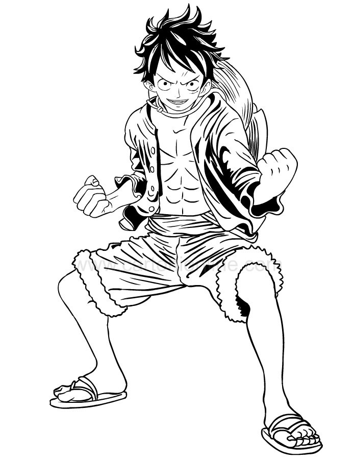 Coloriage One piece en ligne