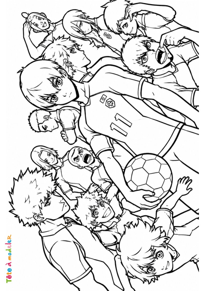 Coloriage personnages Blue Rock