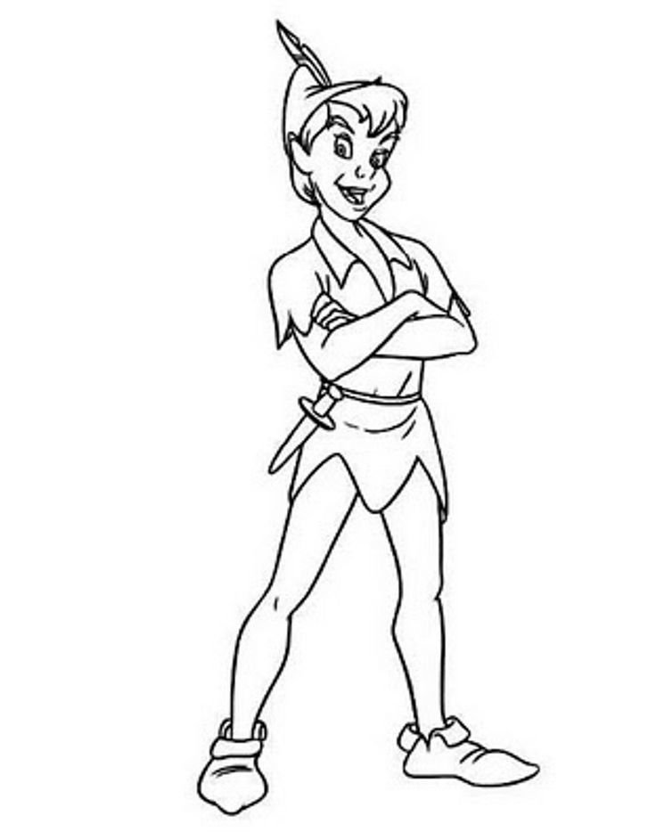 Coloriage Peter Pan gratuit