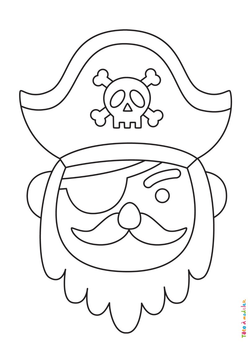 Coloriage pirate #03