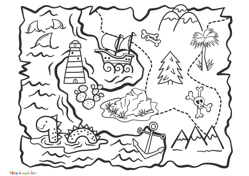 Coloriage pirate #13
