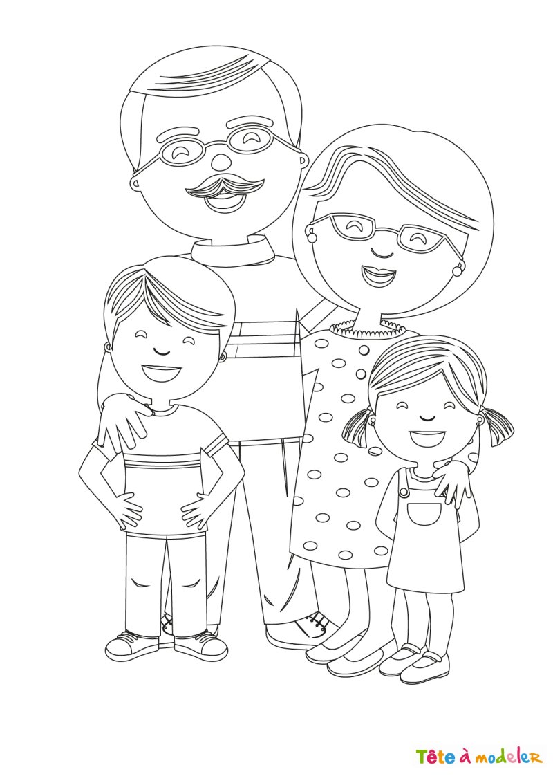 Coloriage pour mamie #1
