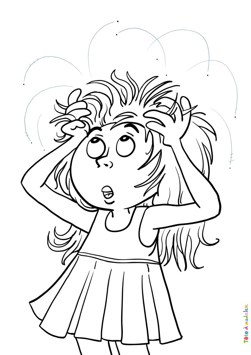 Coloriage poux #05