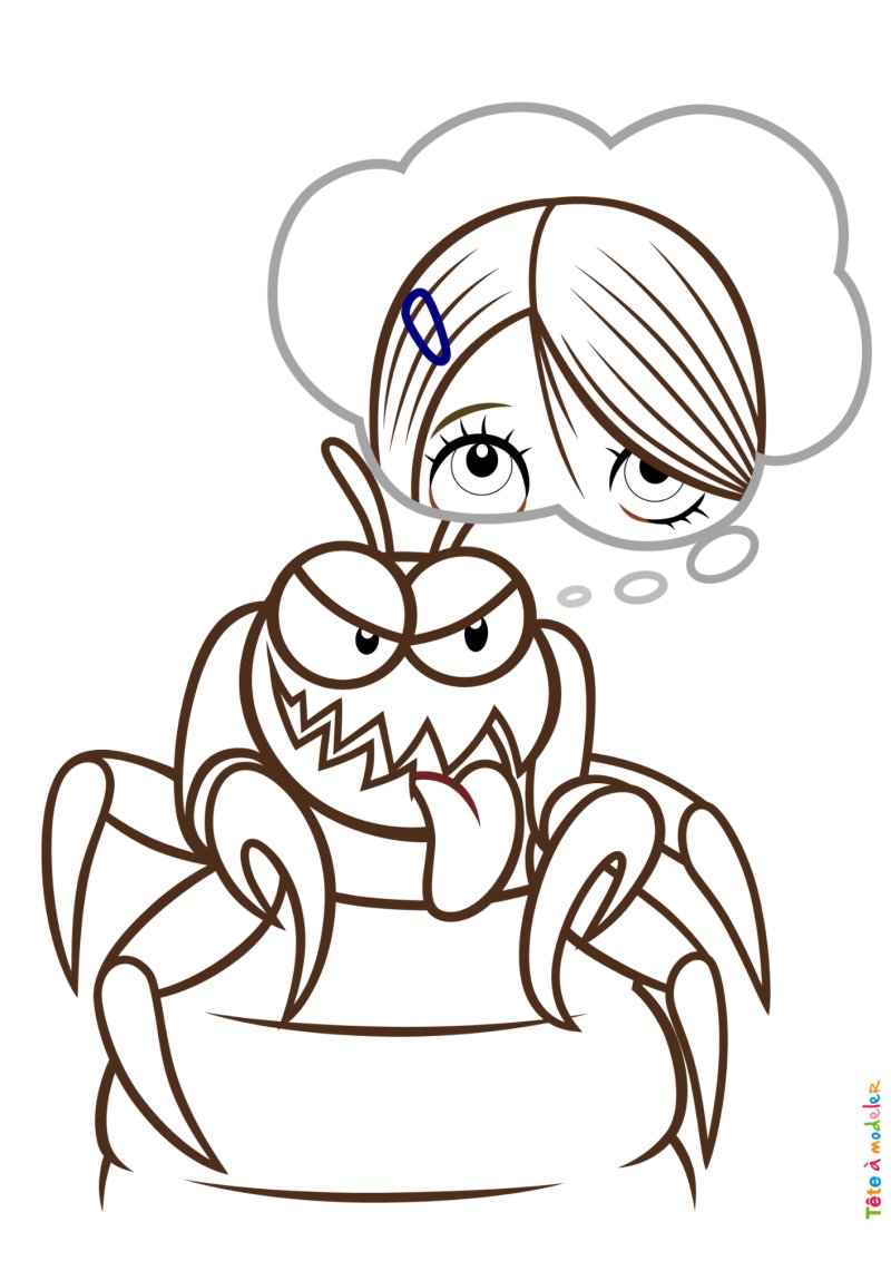 Coloriage poux #07
