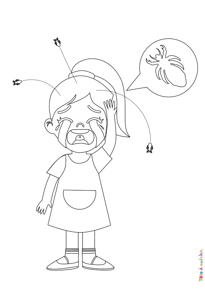 Coloriage poux #08