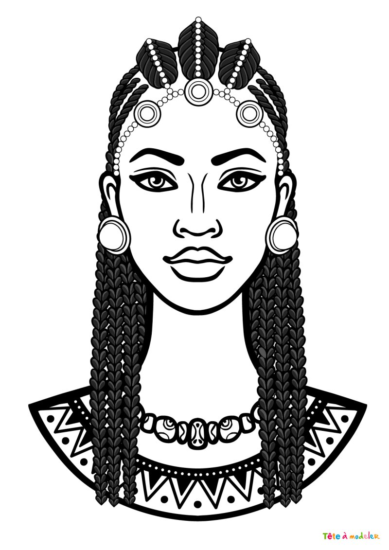 Coloriage princesse #13
