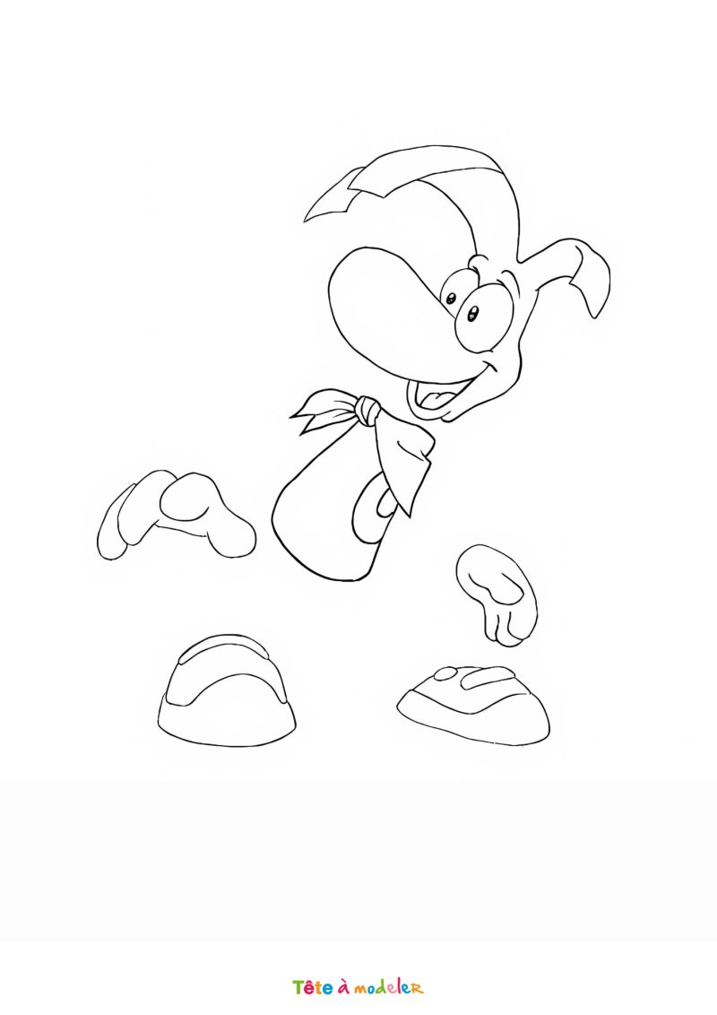 Coloriage Rayman gratuit