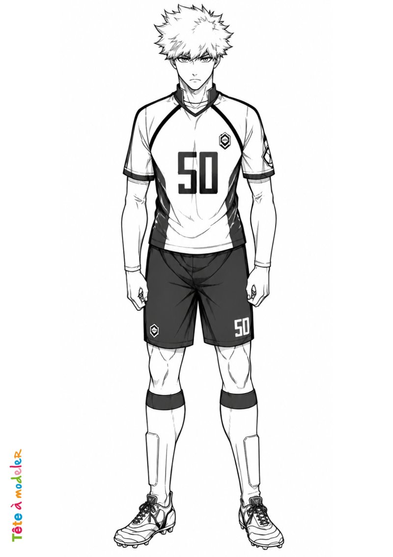 Coloriage Rensuke Kunigami