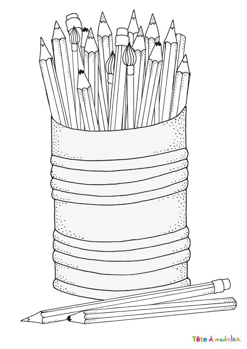 Coloriage rentrée école 5