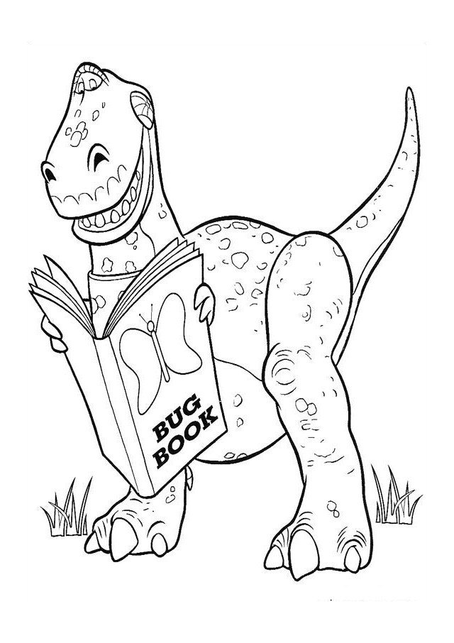 Coloriage Rex de Toy Story 