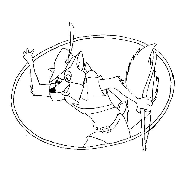 Coloriage Robin des Bois à imprimer