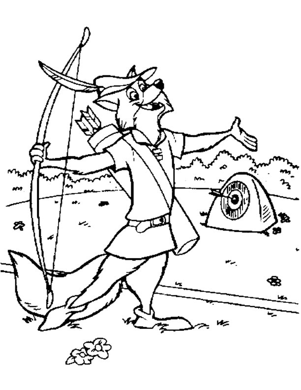 Coloriage Robin des Bois original