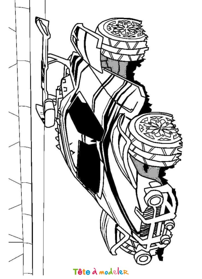 Coloriage Rocket League à télécharger