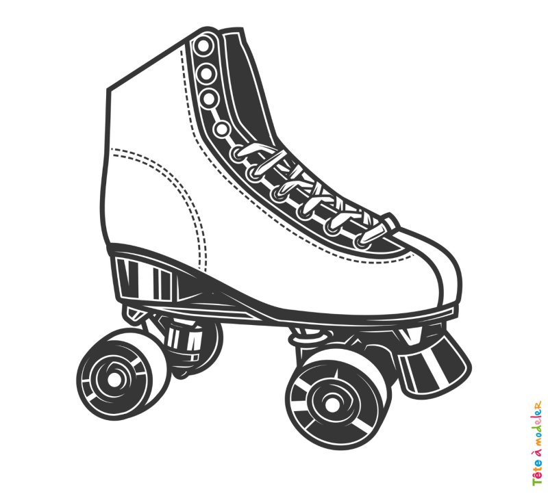 Coloriage roller #01