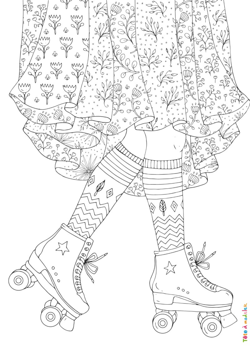 Coloriage roller #05