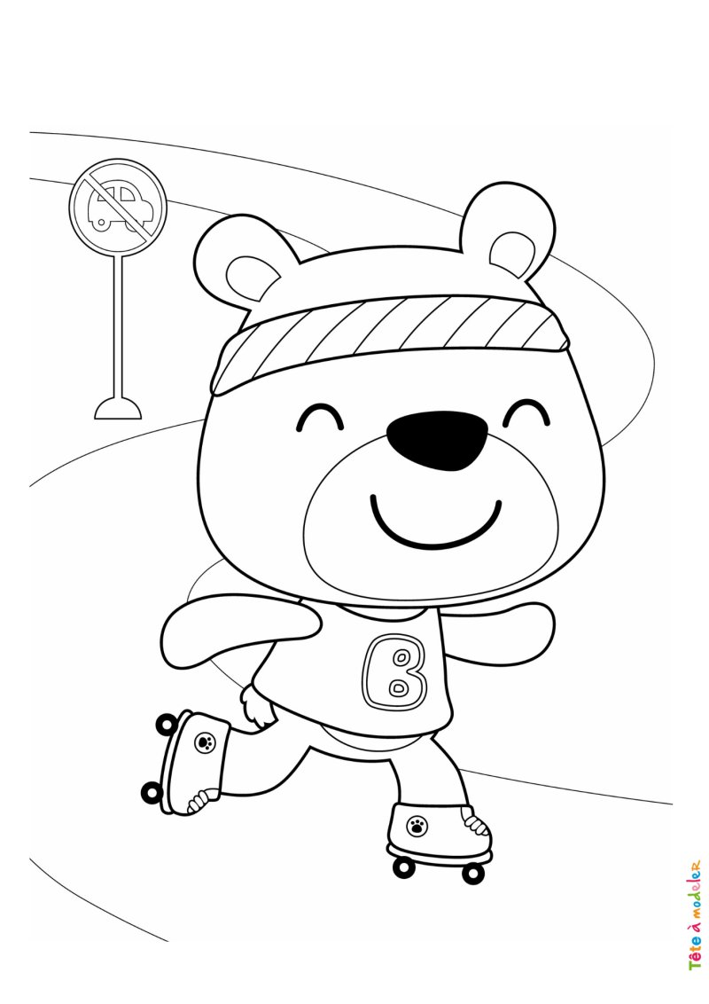 Coloriage roller #08