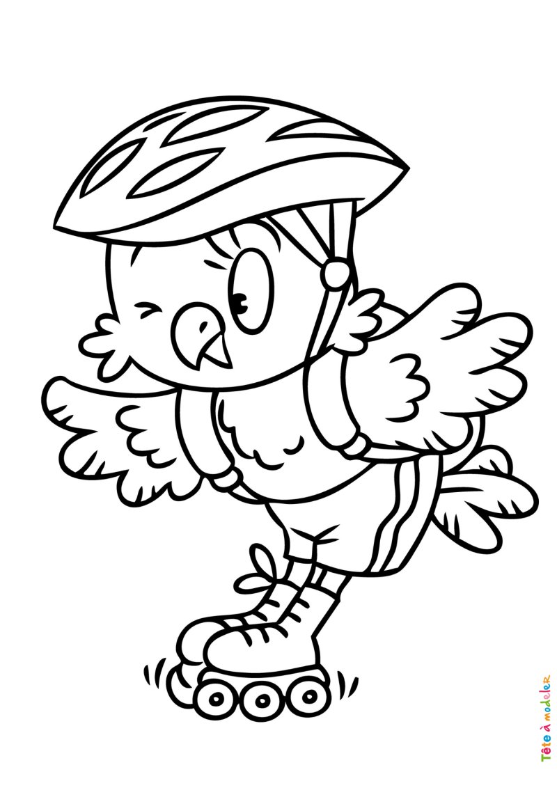 Coloriage roller #09