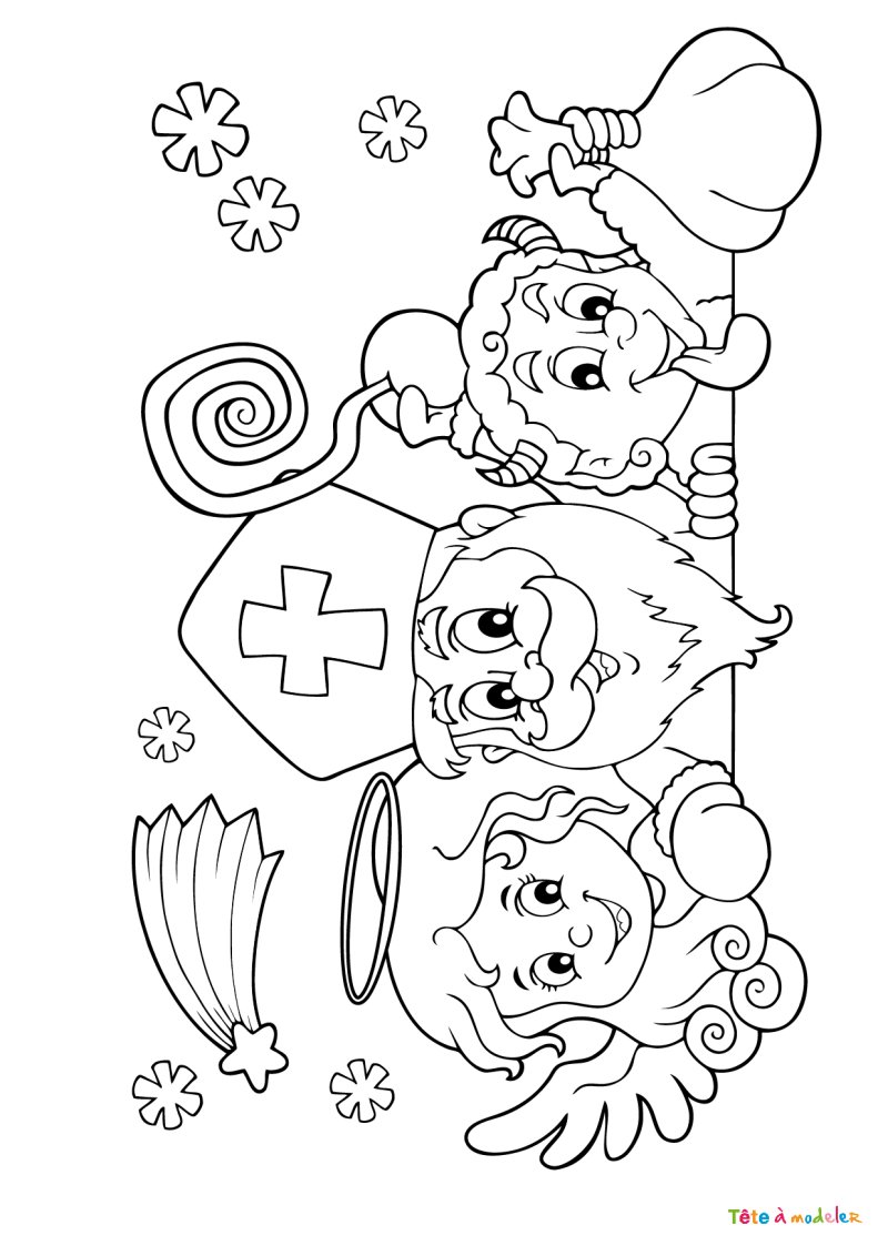 Coloriage Saint Nicolas #10
