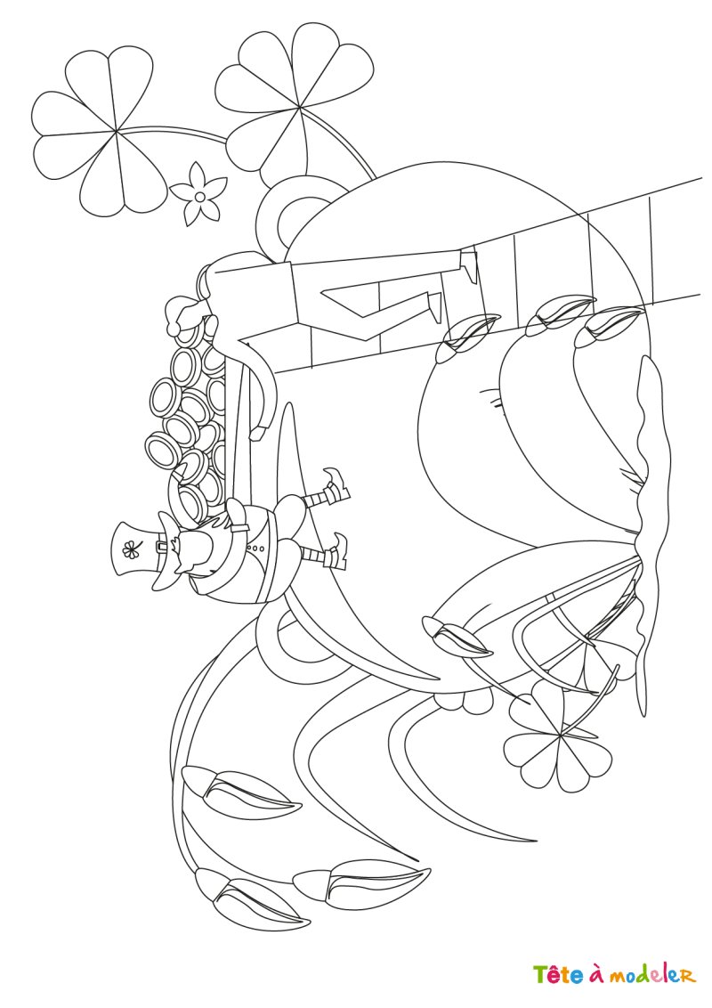 Coloriage Saint Patrick #6