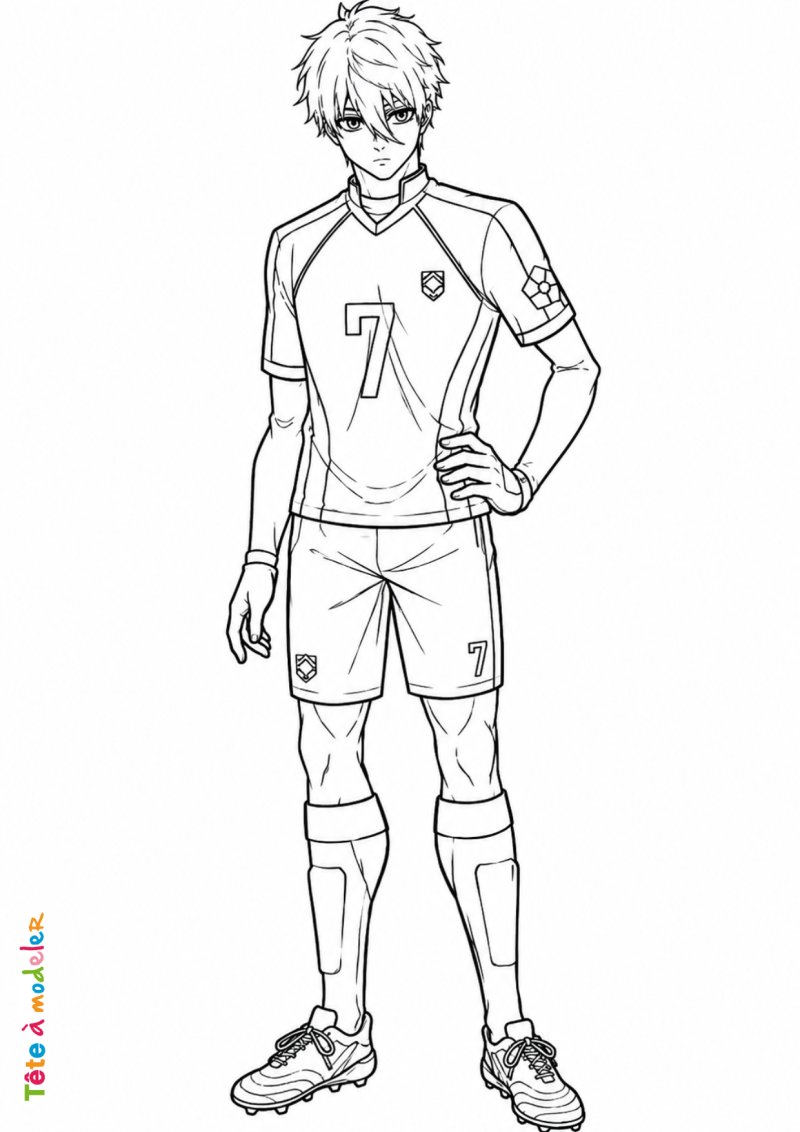 Coloriage Seishiro Nagi