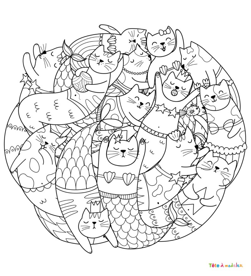 Coloriage sirene 32
