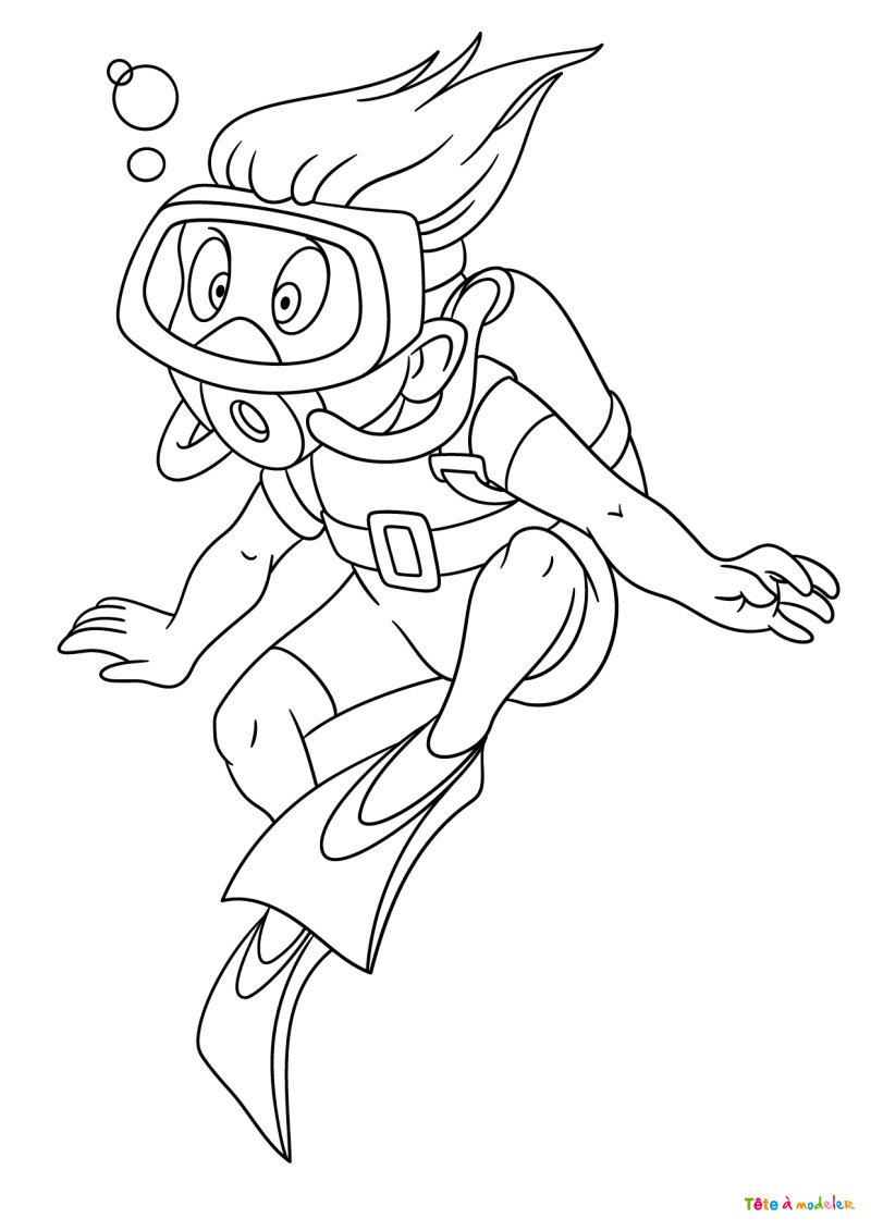 Coloriage sport #1