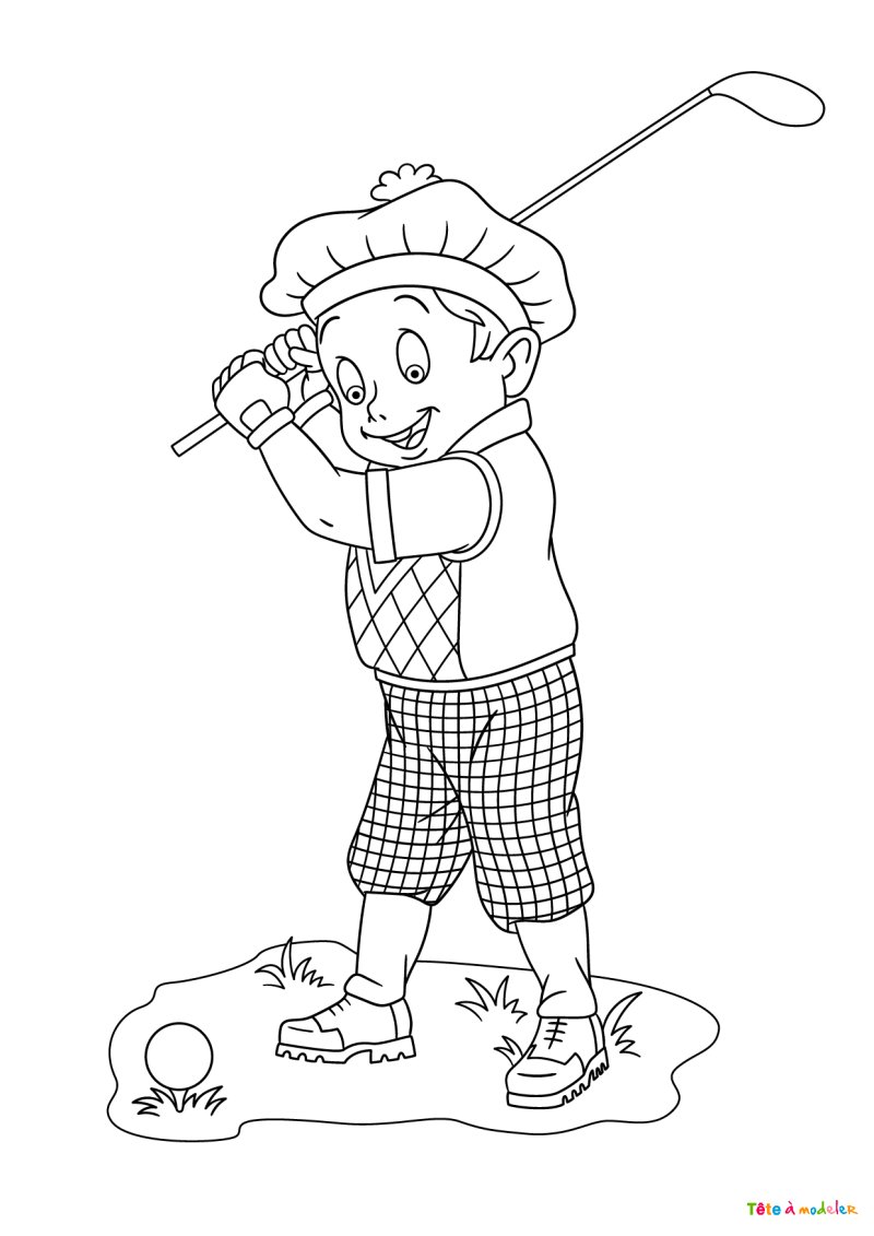 Coloriage sport #3