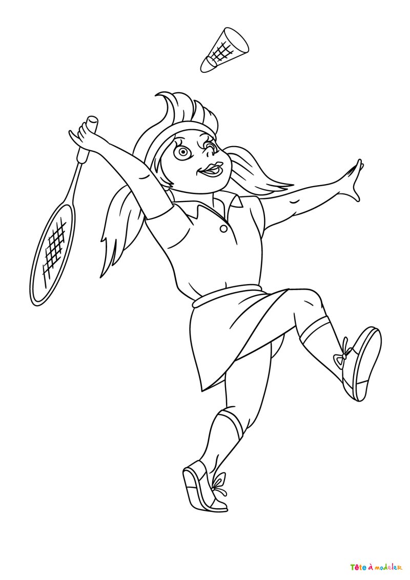 Coloriage sport #4