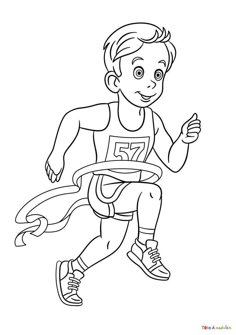 Coloriage sport #6