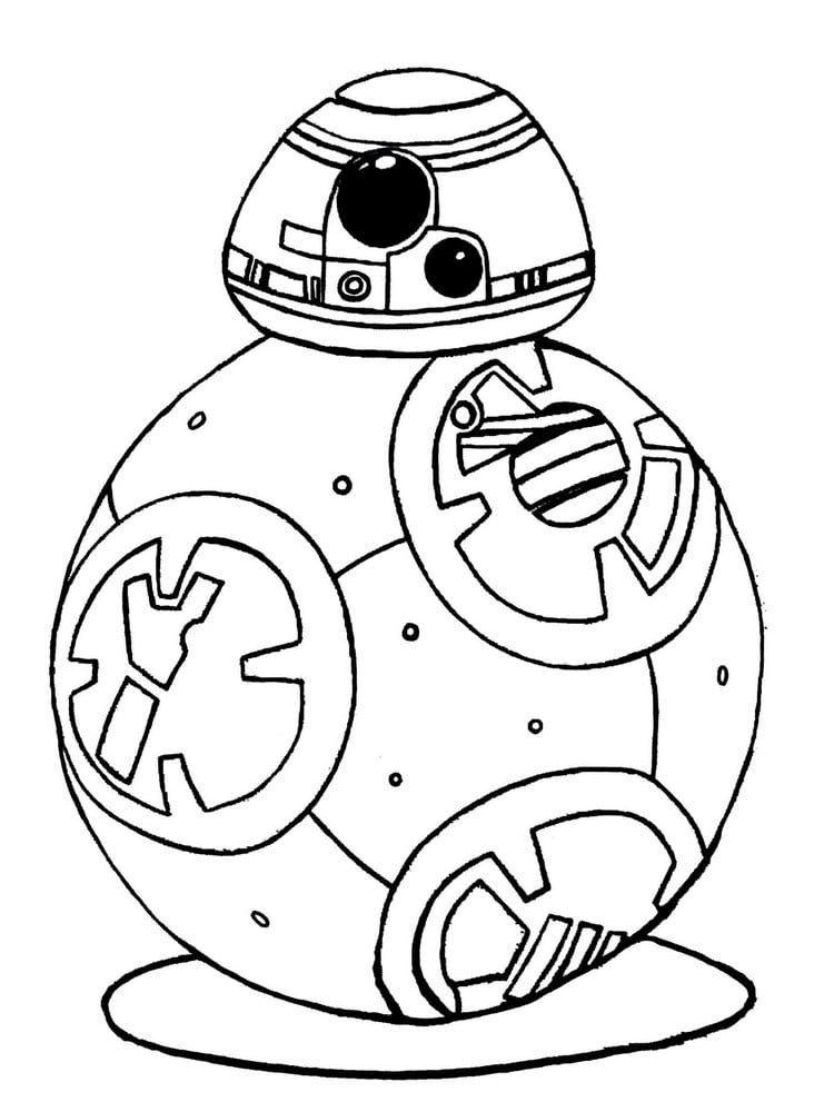Coloriage Star Wars BB-8