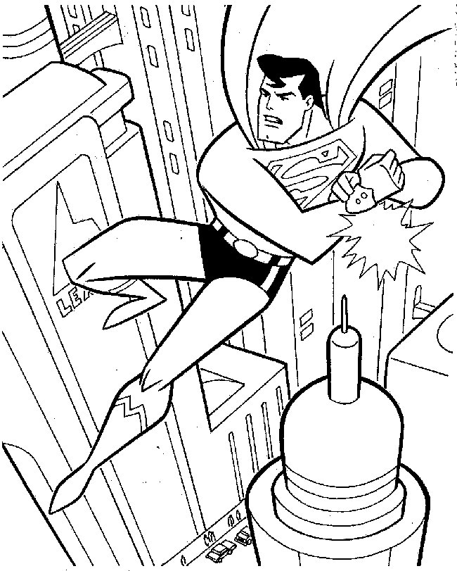 Coloriage Superman #3