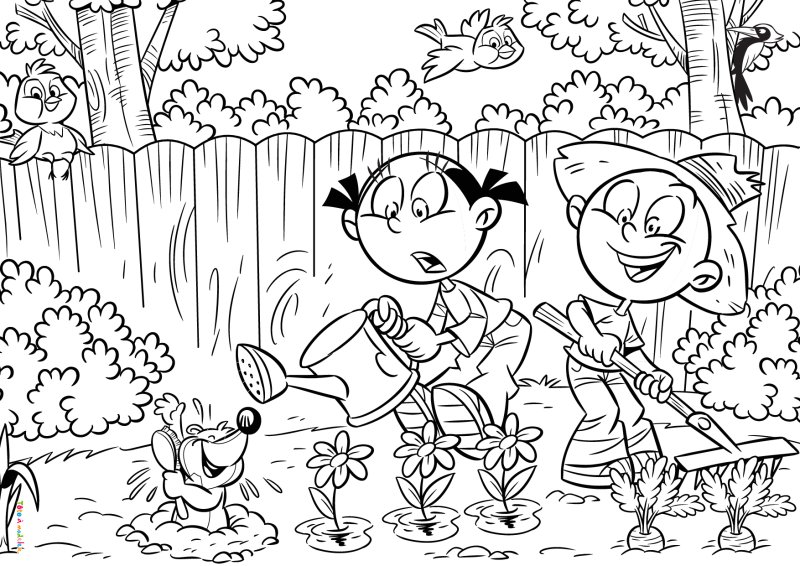 Coloriage taupe #02