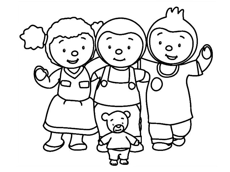 Coloriage Tchoupi à imprimer