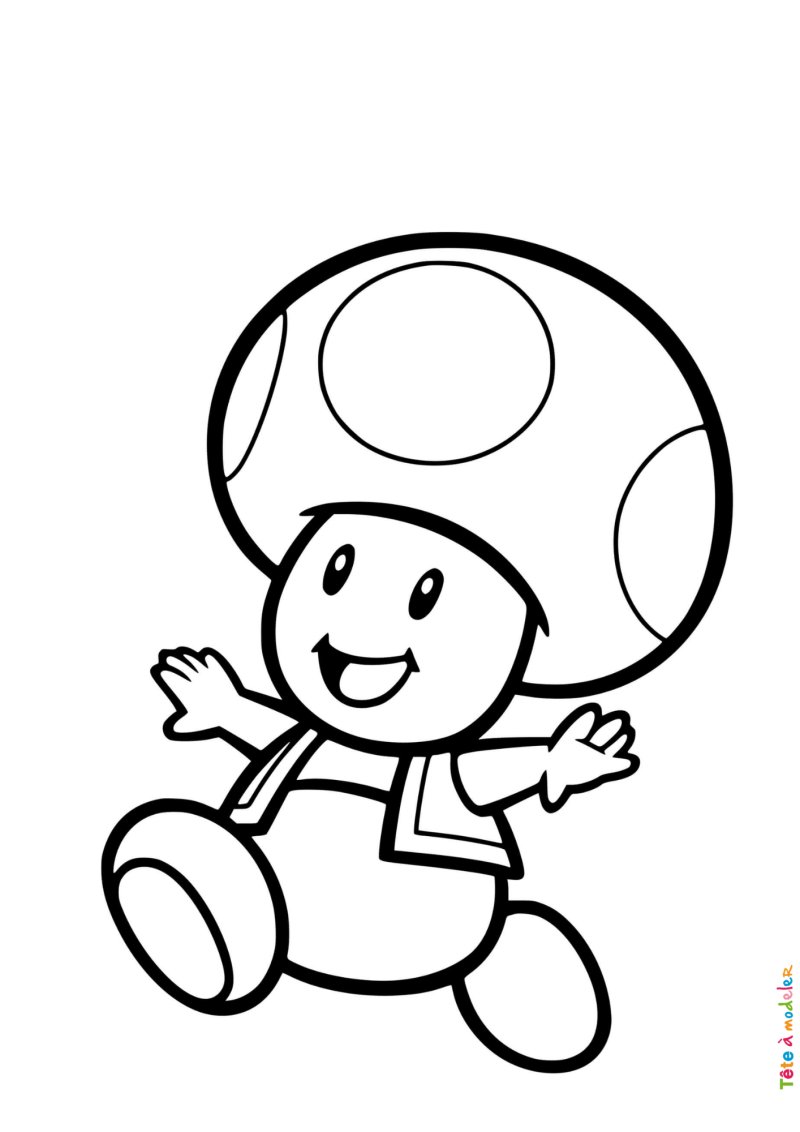 Coloriage Toad