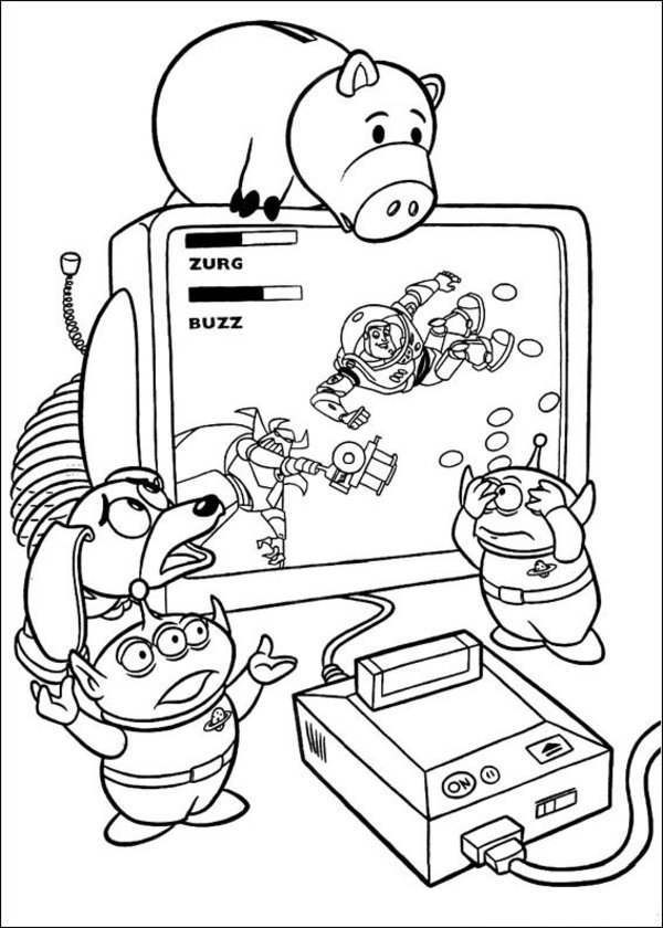 Coloriage Toy Story gratuit